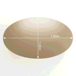 Mesa Wave – Design Escultórico em Fibra de Vidro - Imagem 2