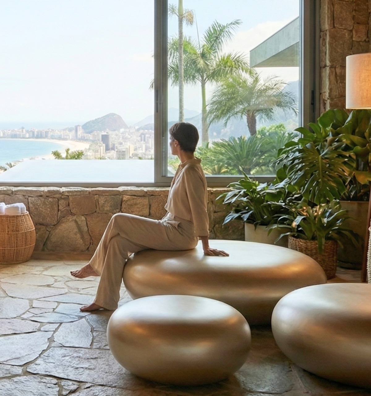 Conjunto Stone - 3 Pedras em Fiber Glass - Imagem 4