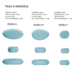 Conjunto Stone - 3 Pedras em Fiber Glass - Imagem 5