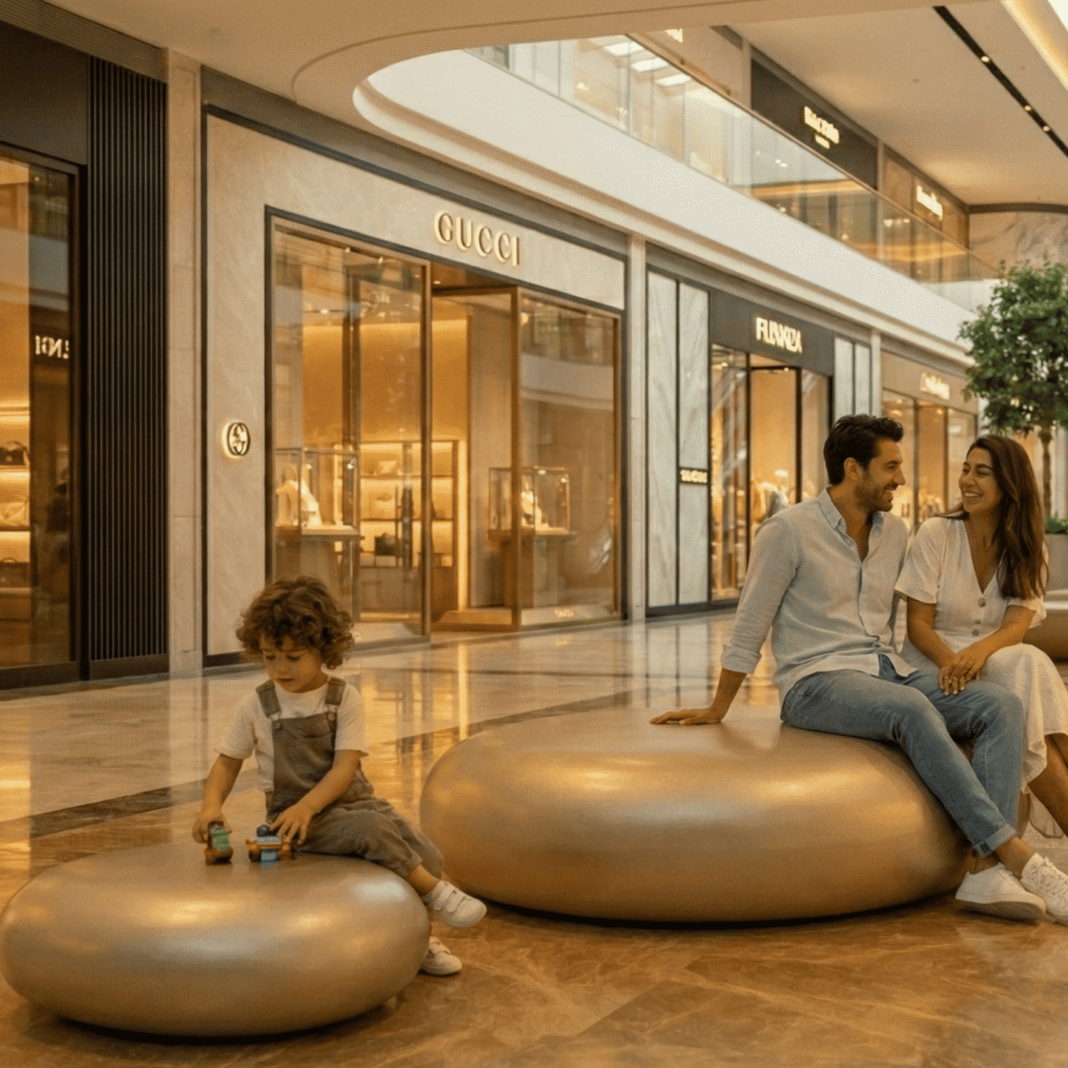 Conjunto Stone - 3 Pedras em Fiber Glass - Imagem 2