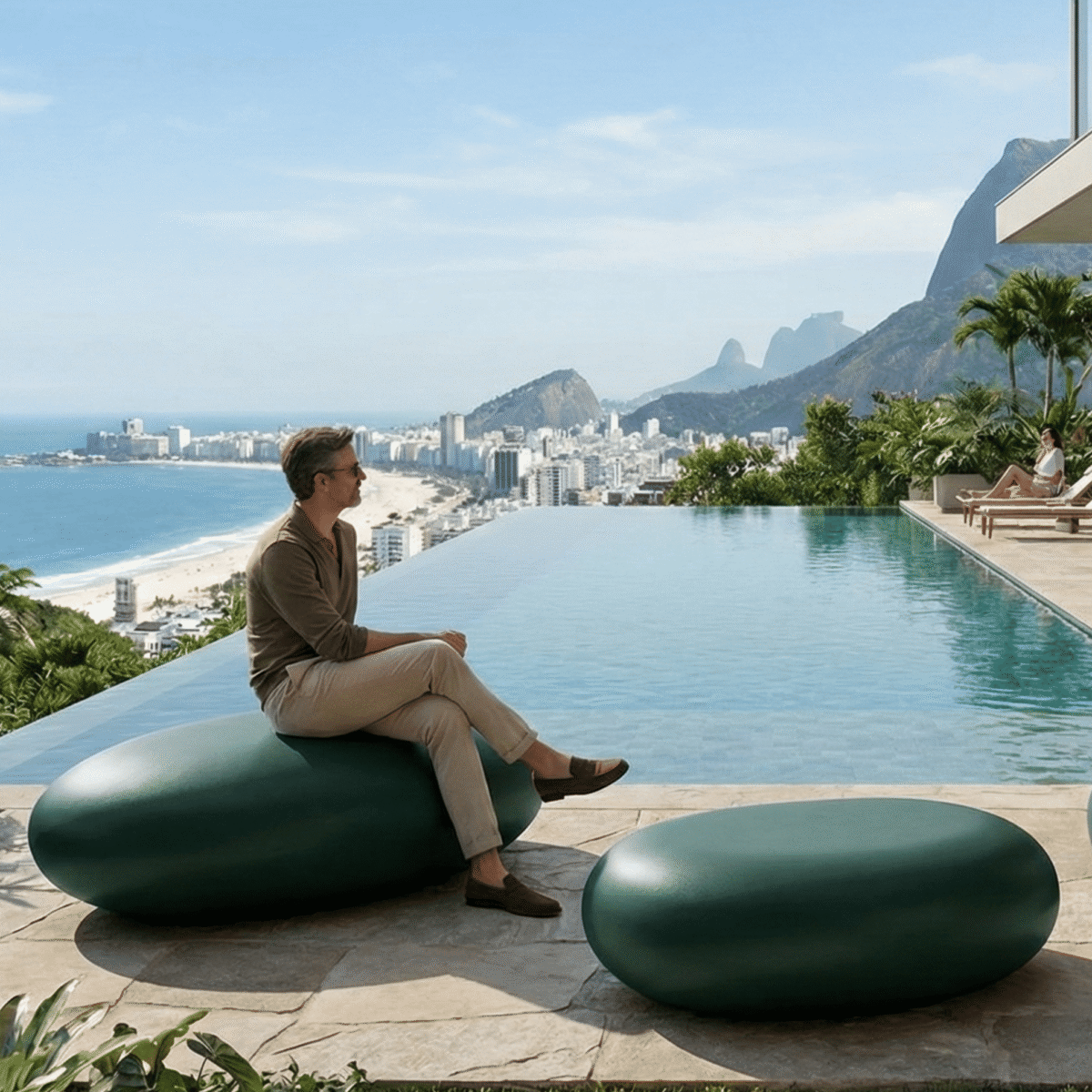 Conjunto Stone - 3 Pedras em Fiber Glass - Imagem 6